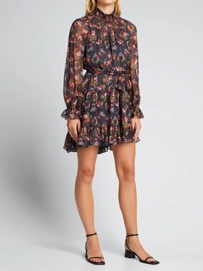 Cinq a Sept Daija floral chiffon dress